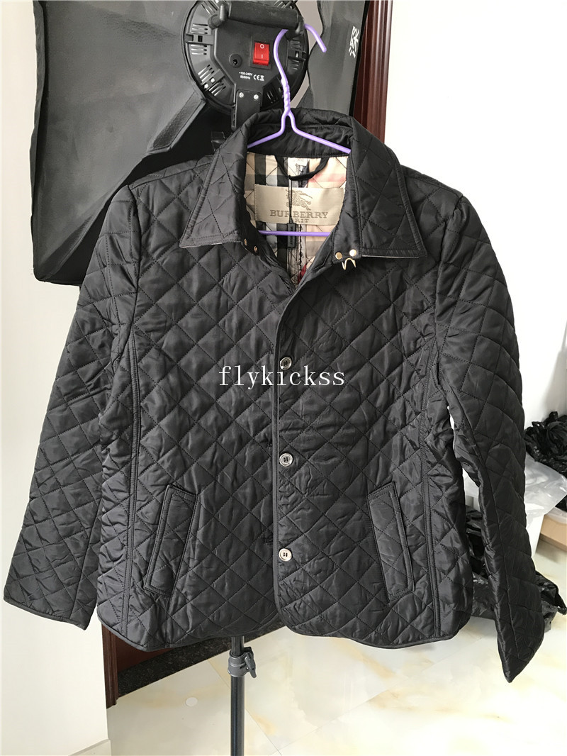 Burberry Winter Coats Women Black Ladies Jackets Overcoats